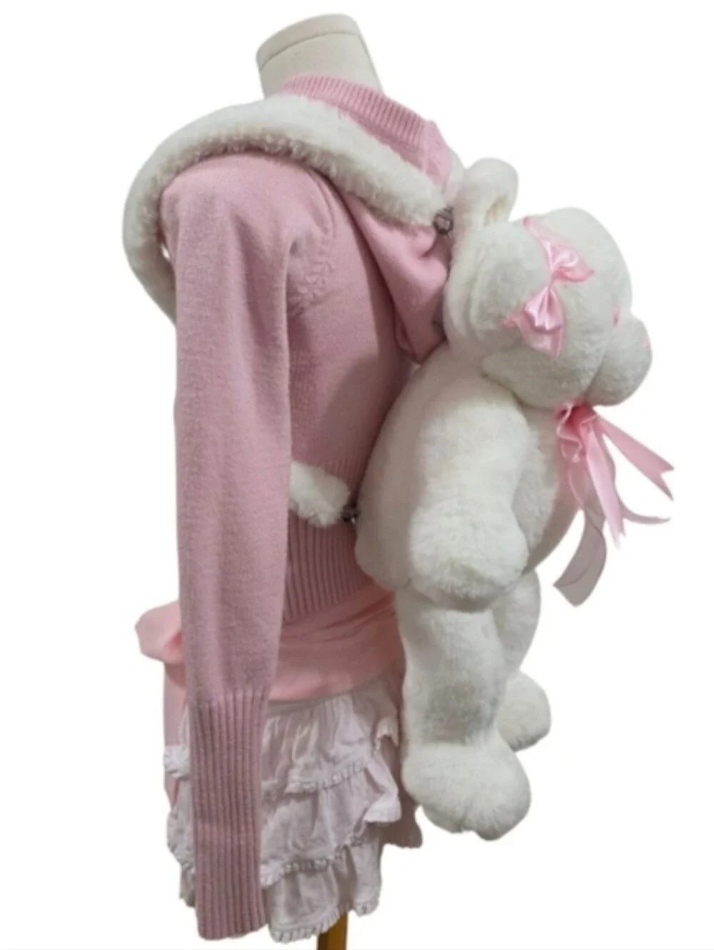 Dolls Kill Sugar Thrillz Tormented Teddy Backpack